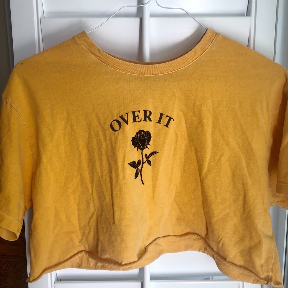 “Over it” Crop Top